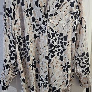 H&M + Richard Allen Women's Satin Blouse